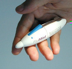 FluMist 2-shot nasal delivery device